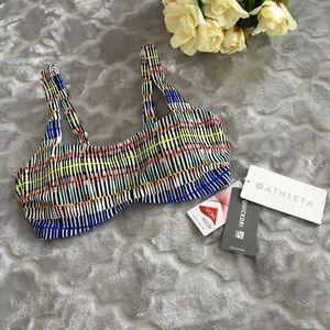 Athleta Prismatic Bra-Sized Bikini Top Size 32D/DD